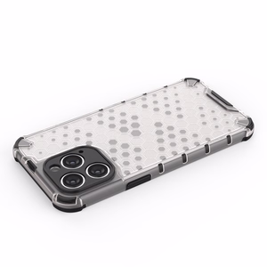 Honeycomb kotelo iPhone 14 Pro panssaroitu hybridi suojus sininen