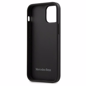 Mercedes Wave Line -kotelo iPhone 12 mini - musta