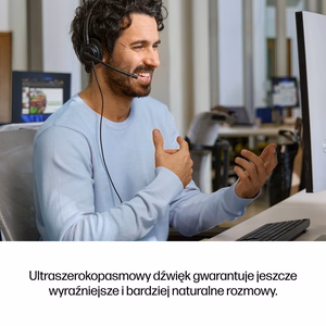 HP Poly Mission 425 USB langallinen kuulokemikrofoni