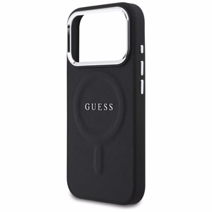 Guess Classic Logo MagSafe Suojakuori iPhone 17 Pro:lle musta