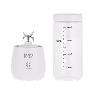 Johdoton tehosekoitin 450 ml:n lasikannulla, 100 W, 6 terää