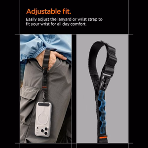 SPIGEN DA30M UNIVERSAL LANYARD STRAP CROSSBODY musta