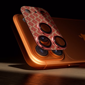 Benks Tempered glass Armor Warrior Lens (OR70) for Iphone 17 Pro Max ArmorGrid orange (camera island)