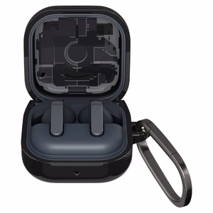 Spigen Ultra Hybrid Zero One -suojakuori Samsung Galaxy Buds 4 / 4 Pro:lle - musta