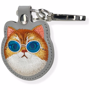 Nimmy Glasses Cool Cat Tracker Suojakuori - harmaa