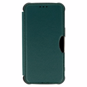 Razor Carbon Book Case for Iphone 12 Pro dark green