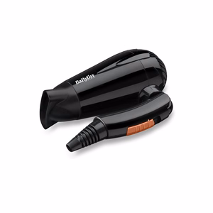 BaByliss Travel Dry 2000 5344E – hiustenkuivain, 2000 W, musta