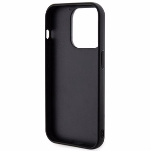 Karl Lagerfeld Suojakuori iPhone 15 Pro Max:lle KLHCP15X3DMBKCK (3D Logo Glitter) musta