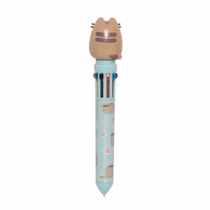 Pusheen Foodie Collection 10-värinen painomekanismilla varustettu kuulakärkikynä 3D-hahmolla