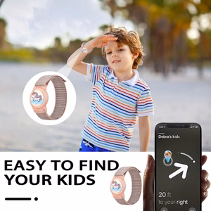 Tech-Protect-nylonhihna Apple AirTag 1/2:lle – vaaleanpunainen
