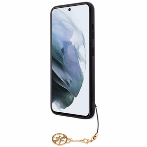 Guess 4G Charms Collection Suojakuori Samsung Galaxy A35:lle - musta