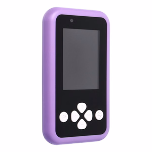 Pelikonsoli lapsille IPS-näytöllä 2,4" painikkeilla KDC-0027A violetti