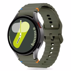 TECH-PROTECT SILICONE SPORT SAMSUNG GALAXY WATCH 4 / 5 / 5 PRO / 6 / 7 / FE ARMY GREEN