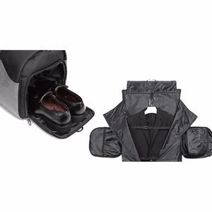 Wozinsky Premium Suit Travel Bag with Wet Pocket (45L) - Black