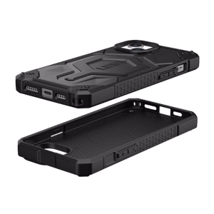 UAG Monarch Pro suojakuori MagSafe:lla iPhone 15 Plus:lle - musta carbon