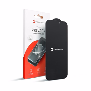 Karkaistu lasi iPhone 14 PRO:lle Forcell Privacy Glass musta