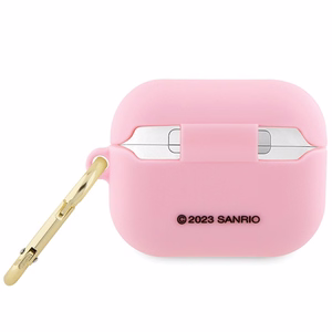 Hello Kitty Silicone 3D Kitty Head suojakuori AirPods Pro:lle - vaaleanpunainen