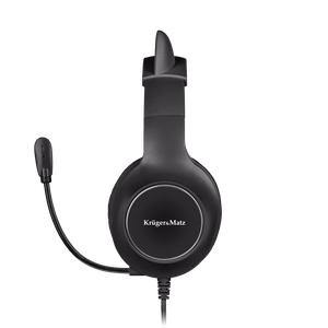 Kruger&Matz Gamer Kids -pelikuulokkeet lapsille, mustat