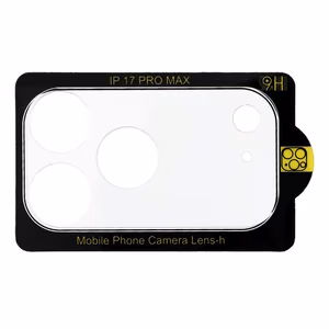 5D Full Glue Kamera Karkaistu lasi – iPhone 17 Pro Max:lle läpinäkyvä