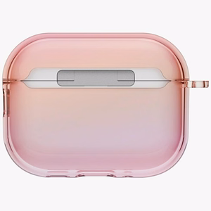 Uniq Iridescia Hang suojakuori AirPods Pro 3:lle - läpinäkyvä vaaleanpunainen