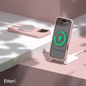 Etteri Silicone Mag suojakuori iPhone 16 Pro Max 6,9" vaaleanpunainen
