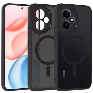 Full Matte Mag Cover Honor 400 Pro 5G musta