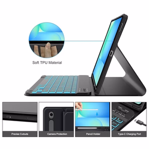 Tech-Protect SC Pen + Näppäimistösuojakuori Samsung Galaxy Tab S10 FE+ 13.1 X620 / X626B:lle - musta