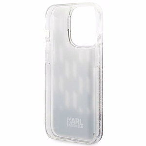 Karl Lagerfeld KLHCP14LLMNMK iPhone 14 Pro 6.1 "hardcase black / black Liquid Glitter Monogram