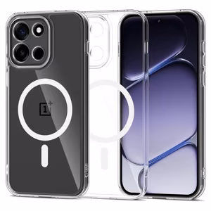Tech-Protect FlexAir Hybrid MagSafe -suojakuori OnePlus Nord 6 -puhelimelle – läpinäkyvä
