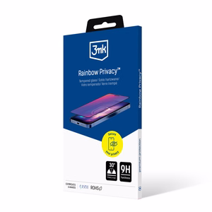 Yksityisyys Karkaistu lasi 3mk Rainbow Privacy Apple iPhone 15:lle