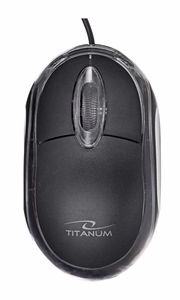 TITANUM TK106 näppäimistö hiiri mukana USB musta