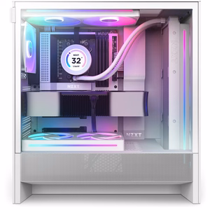 NZXT PC case H5 Flow RGB 2024 white