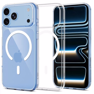 Tech-Protect FlexAir Hybrid läpinäkyvä MagSafe-suojakuori ja Glass Fit+ karkaistu lasi, 2 kpl, iPhone 18 Pro Max / 17 Pro Max -malleille