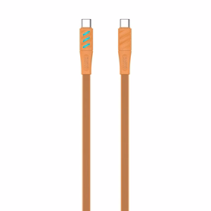 Havit CB6254 - USB Type C - USB Type C -latauskaapeli, 1 m (oranssi)