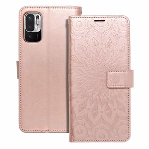 MEZZO Kirjasuojakuori Xiaomi Redmi Note 10 5G / Poco M3 Pro / Poco M3 Pro 5G:lle mandala ruusukulta