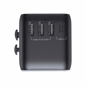Universal Travel Charger Joyroom JR-TCW01 15W 3xUSB-A/USB-C black