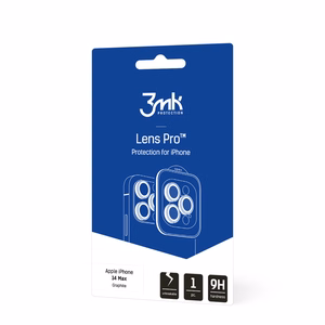 Kameralasi iPhone 14 Plus 9H 3mk objektiivin suojaus Pro-sarjan objektiiville - harmaa