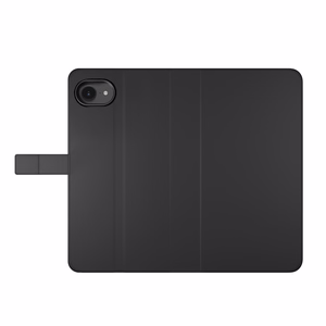 Puro Booklet Case with Flip and Wallet for iPhone 16e/17e - Black