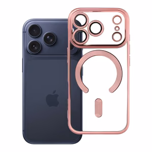 Electro Mag Cover-suojakuori mallille iPhone 17 Pro / 18 Pro, MagSafe-yhteensopiva – ruusukullanvärinen