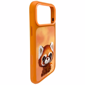 Nimmy Big Eyed Pet 2.0 Pesukarhu Suojakuori iPhone 17 Pro - oranssi