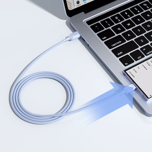 Joyroom Multi-Color Series A14 USB-A / USB-C 3A kaapeli 1.2m - sininen