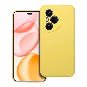 Suojakuori Honor 400 PRO:lle Silikoninen 2mm keltainen