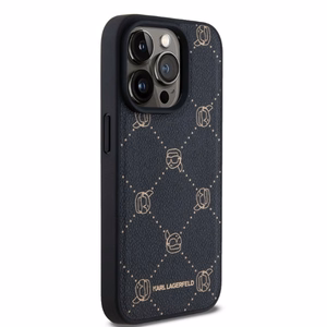 Karl Lagerfeld MagSafe Karl Head Suojakuori iPhone 15 Pro:lle - Musta