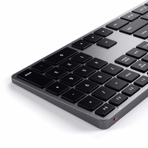 Langaton näppäimistö QWERTY Satechi Slim X3 ST-BTSX3M avaruusharmaa