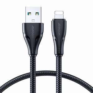 Joyroom Surpass Series A11 USB-A / Lightning 2.4A kaapeli 1.2 m - musta