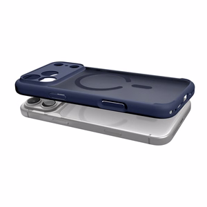 Spigen Ultra Hybrid MagSafe -suojakuori iPhone 18 Pro / 17 Pro -malleille, tummansininen