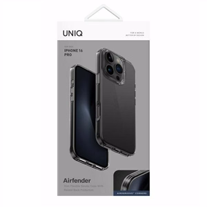 Uniq Air Fender kotelo iPhone 16 Pro - harmaa