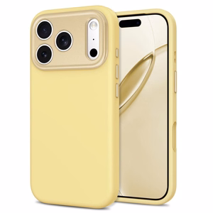 Tech-Protect Uniq MagSafe CC -suojakuori iPhone 18 Pro / 17 Pro -malleille, keltainen