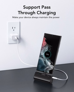 Ulkoinen akku Veger PlugOn (W0558) PD QC3.0 3A 20W 5000 mAh sisäänrakennetulla Type C -liittimellä musta