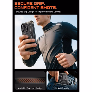 Supcase UB Grip Mag MagSafe Suojakuori iPhone 17:lle - Musta